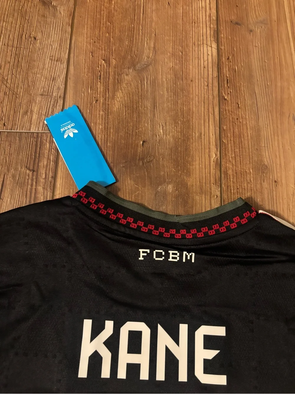 adidas Black Kane #9 Soccer Jersey